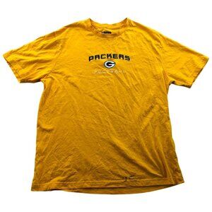 NFL Team Apparel Mens T-Shirt XL Short Sleeve Green Bay Packers Football Tee